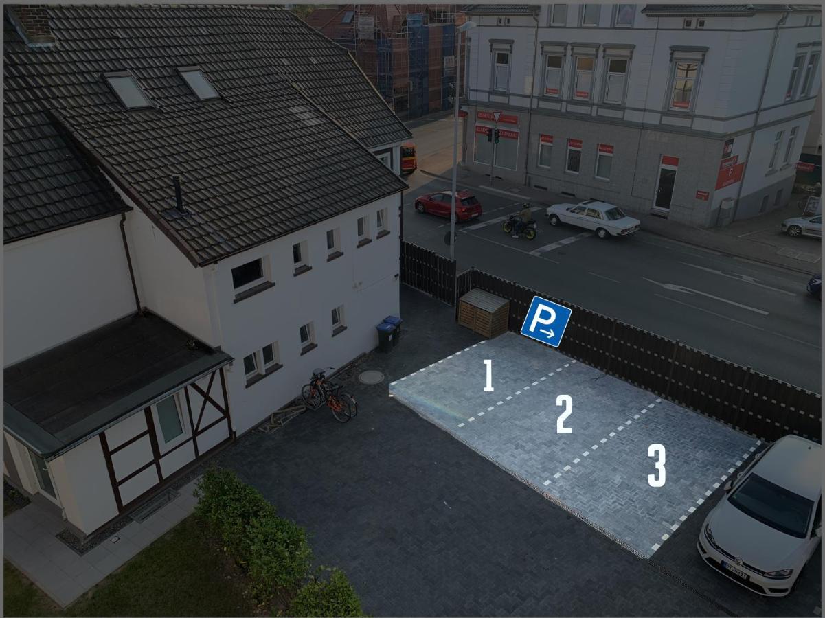 W1 - Kontaktloser 24H Check In, W-Lan, Netflix, Parkplatz, Kueche, Boxspring-Bett Bueckeburg Bagian luar foto