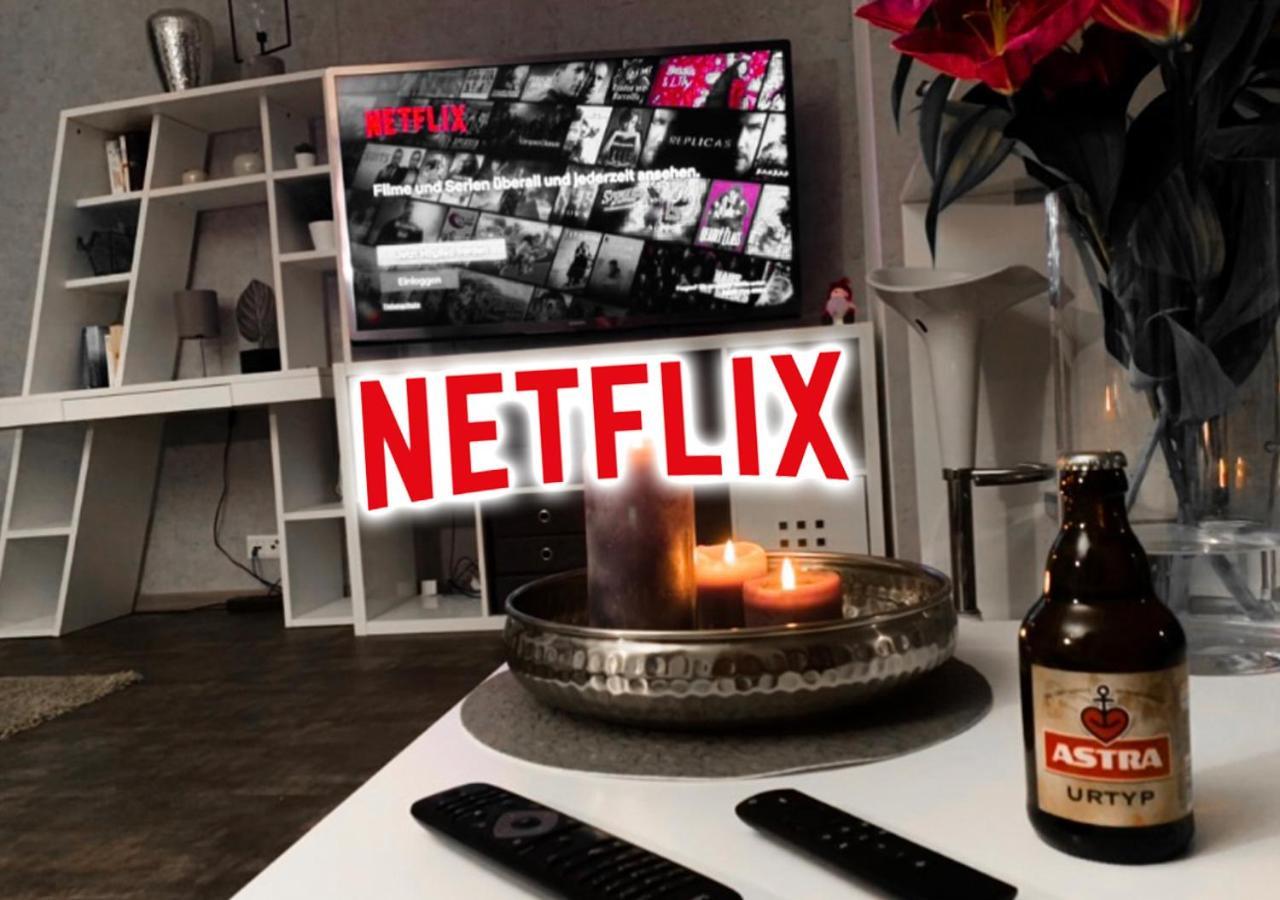W1 - Kontaktloser 24H Check In, W-Lan, Netflix, Parkplatz, Kueche, Boxspring-Bett Bueckeburg Bagian luar foto